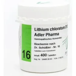 Biochemie Adler 16 Lithium chlor.D12 Ad.p. Tabletten
