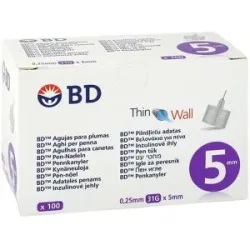 Bd Thin Wall Pen-nadeln 0,25 31 Gx5 mm