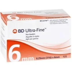 Bd Ultra-fine Pen-nadeln 6 mm 31 G 0,25 mm