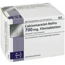 Calciumacetat Nefro 700 mg Filmtabletten