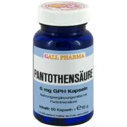 Pantothensäure 6 mg Gph Kapseln