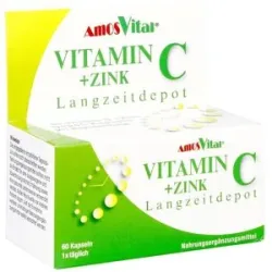 Vitamin C + Zink Langzeitdepot Kapseln