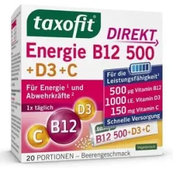 Taxofit Energie B12 500+d3+c Direkt Granulat