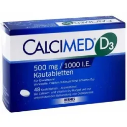 Calcimed D3 500 mg / 1000 I.E. Kautabletten