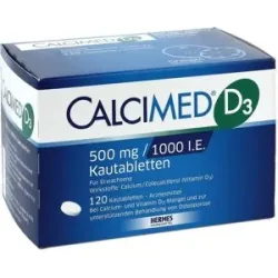 Calcimed D3 500 mg / 1000 I.E. Kautabletten