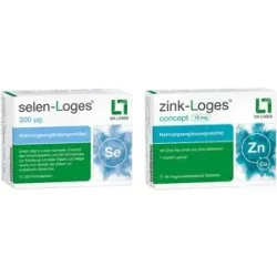 Selen-loges 200 ?g Tabletten  + Zink-loges Concept 15 Mg Tablett