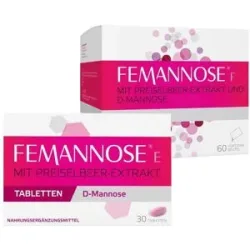 Femannose E Tabletten (30 stk) & Femannose F Granulat (60 stk)