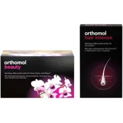 Orthomol Beauty Trinkfläschchen + Orthomol Hair Intense Kapseln