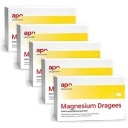Magnesium Dragees 40 mg von apodiscounter