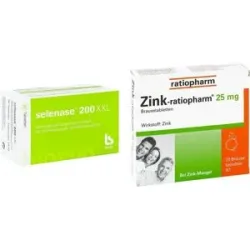 Selenase 200 XXL Tabletten + Zink-ratiopharm 25mg