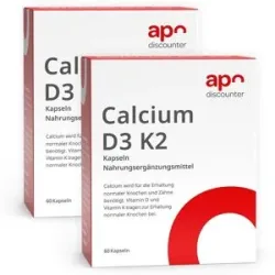 Calcium D3 K2 Kapseln von apodiscounter