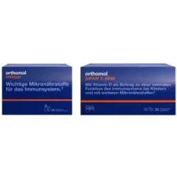 Orthomol Immun Trinkfläschchen + Orthomol junior C + Waldfrucht