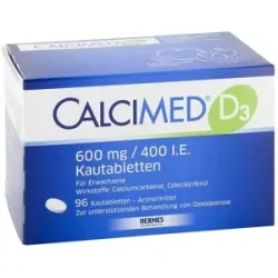 Calcimed D3 600 mg / 400 I.E. Kautabletten