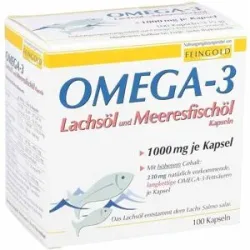 Omega 3 Lachsöl und Meeresfischöl Kapseln
