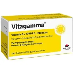 Wörwag Vitagamma Vitamin D3 1000 I.E. Tabletten
