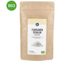 Aleavedis Naturprodukte Aleavedis Flohsamenschalen 500 mg Bio Kapseln