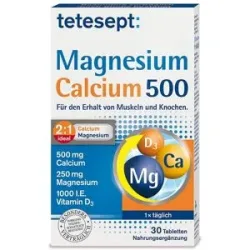 Tetesept Magnesium+calcium 500 Tabletten