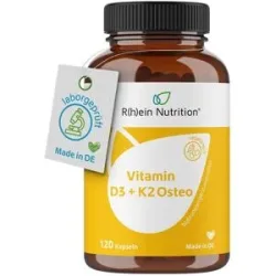 R(h)ein Nutrition Vitamin D3+K2 Osteo 2.000 I.E. Kapseln
