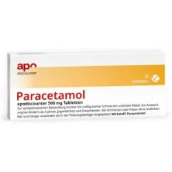 Paracetamol 500 mg von apodiscounter