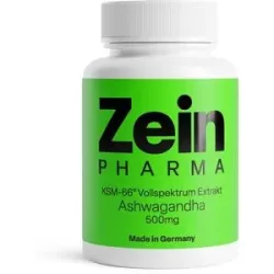 Ashwagandha mit KSM-66® Vollspektrum Extrakt 500mg, ZEINpharma