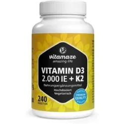 Vitamin D3 2000 IE + K2 Tabletten