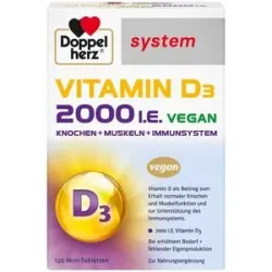 Doppelherz Vitamin D3 2000 I.E. Vegan System Tabletten