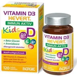 Vitamin D3 Hevert Immun Aktiv Kids Lutschtabletten