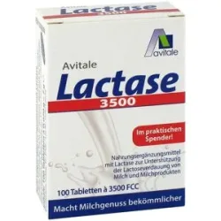 Avitale Lactase 3500 Fcc Tabletten im Klickspender
