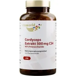Cordyceps Extrakt 500 mg Cs4 40% Polysacchar.kaps.