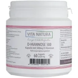 D Mannose Kapseln 500 mg