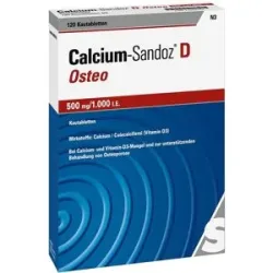Calcium Sandoz Calcium-Sandoz® D Osteo Kautabletten 500mg/1.000 I.E.