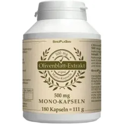 Olivenblatt-extrakt 500 mg Mono-kapseln