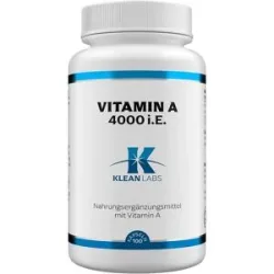 KLEAN LABS Vitamin A 4000 I.u. Kapseln
