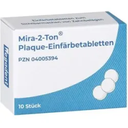 Mira 2 Ton Plaque Einfärbe Tabletten