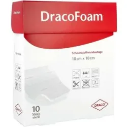 Dracofoam Schaumstoff Wundauflage 10x10 cm