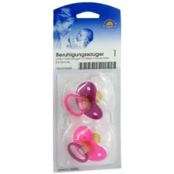 Beruhigungssauger Kirsche Lat.0-6 M.bicol.pink