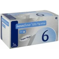 Novofine 6 mm 32 G Tip etw Kanüle