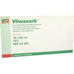 Vliwasorb superabsorb.Saugkomp.steril 10x20 cm