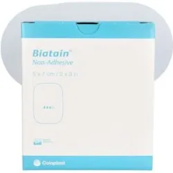 Biatain Schaumverband 5x7 cm nicht haftend