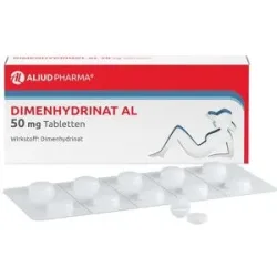 AL Aliud Pharma Dimenhydrinat AL 50 mg Tabletten bei Übelkeit und Erbrechen