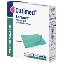 Cutimed Sorbact Kompressen 4x6 cm