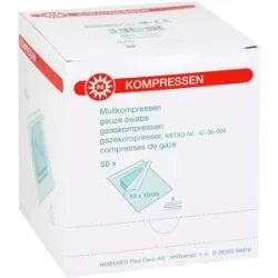 Mullkompressen 10x10cm 8-fach steril