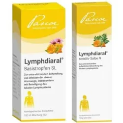 Pascoe Lymphdiaral Sensitiv Salbe N + Basistropfen Sl