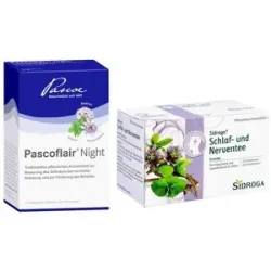 Pascoflair Night Tabletten + Sidroga Schlaf- & Nerventee