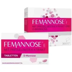 Femannose E Tabletten (30 stk) & Femannose F Granulat (30 stk)