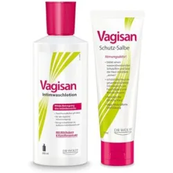 Vagisan Intimwaschlotion + Schutz-Salbe