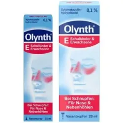 Olynth 0,1% 20 ml Nasentropfen + Olynth 0,1% 15 ml Nasenspray