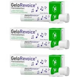 GeloRevoice Halstabletten Cassis Menthol Lutschtabletten