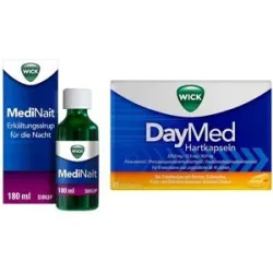 Wick MediNait Erkältungssirup für die Nacht 180 ml + DayMed 20 s