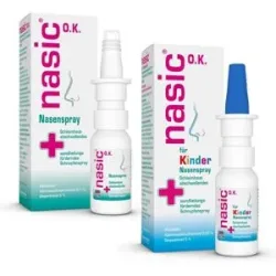 Nasic Nasenspray OK Erwachsene und Nasic Nasenspray OK Kinder